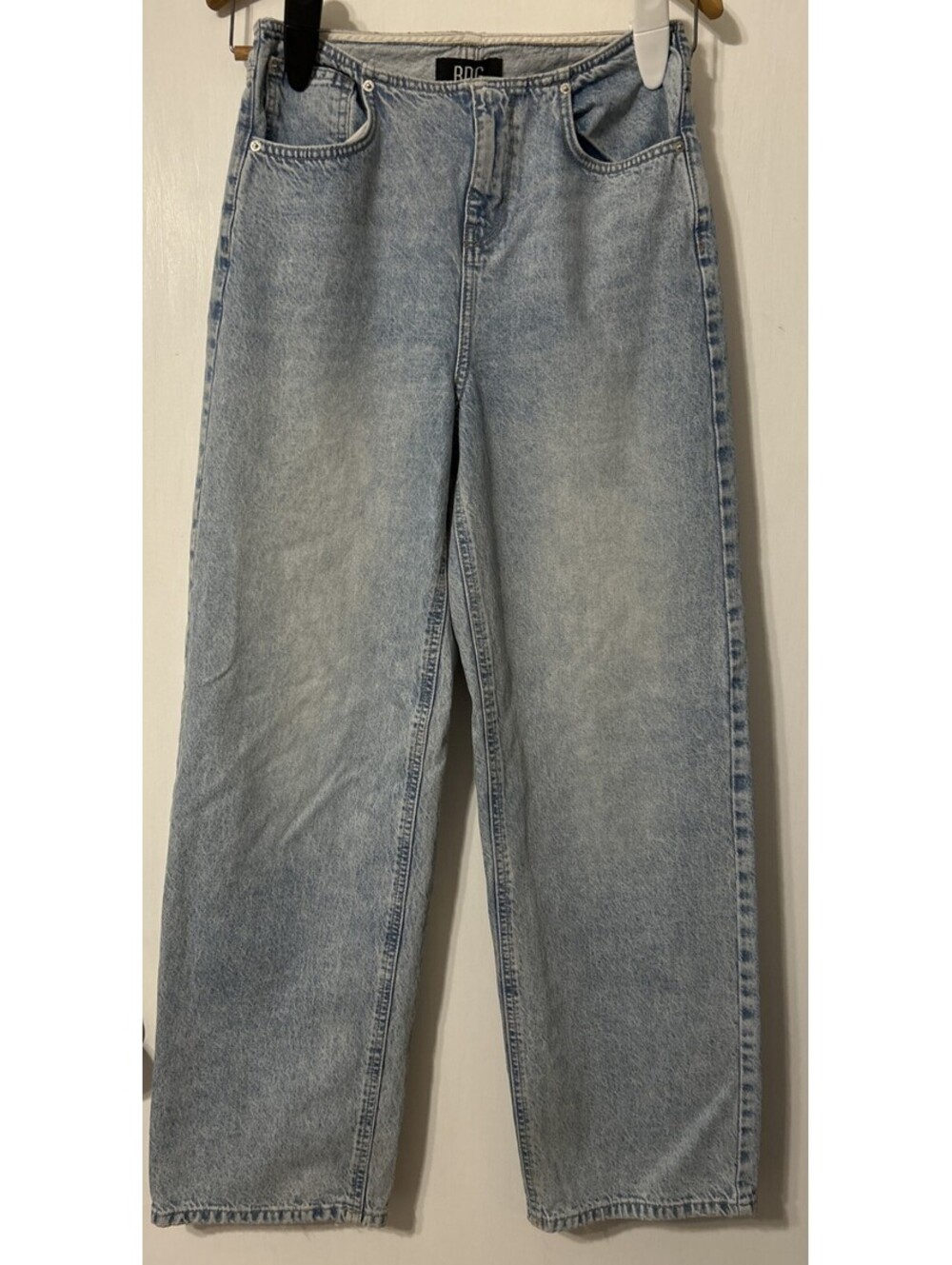 BDG Urban Outfitter Light Blue High Waist Wide Leg Jeans Size 26W
